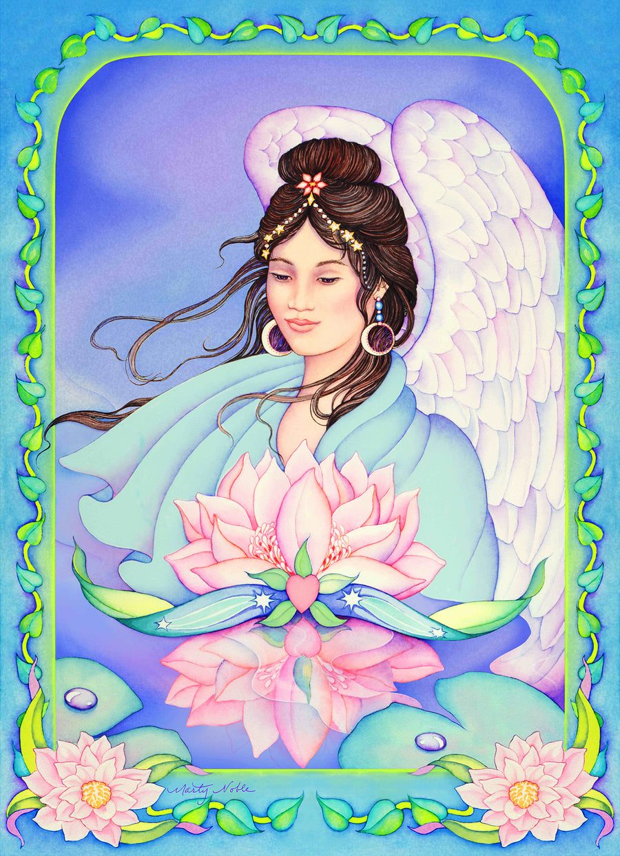 Angel With Lotus