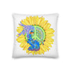 Sunflower Angel 1 Premium Pillow