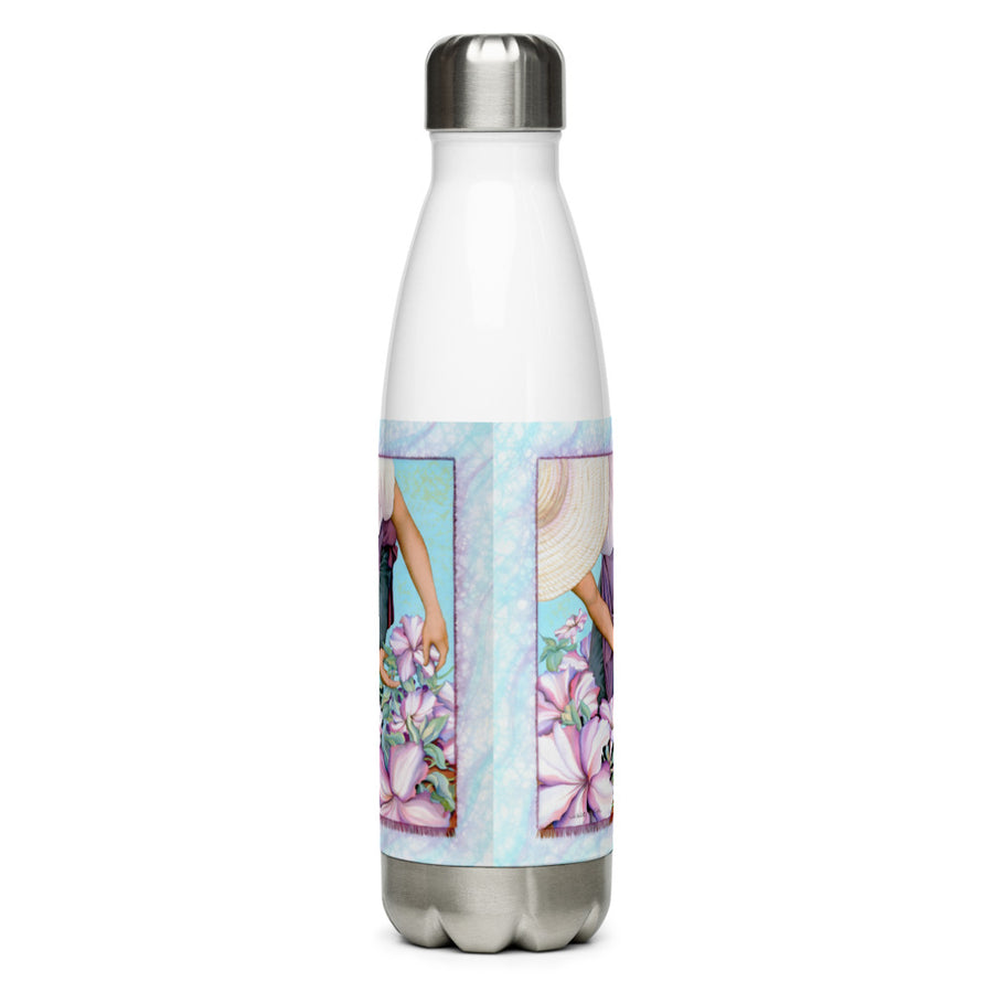 Knee Deep In Bloom Stainless Steel Water Bottle
