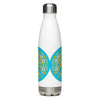 Peace Sign Snowflakes 1 Stainless Steel Water Bottle