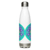 Peace Sign Snowflakes 3 Stainless Steel Water Bottle