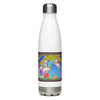 Sugar Skull Horse and Roses Stainless Steel Water Bottle