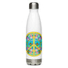 Peace Sign Sea Life 4 Stainless Steel Water Bottle