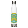 Peace Sign Snowflakes 2 Stainless Steel Water Bottle