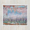 Blossoms and Pueblos Throw Blanket