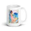 Angel of Hope White glossy mug