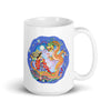 Dragon Maiden White glossy mug