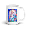 Angel of Peace White glossy mug